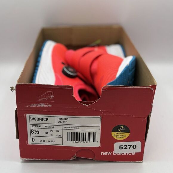 New Balance Shoes Womens 8.5D Wide Fuelcore Sonic Sneakers Running Light Boa - Picture 9 of 9